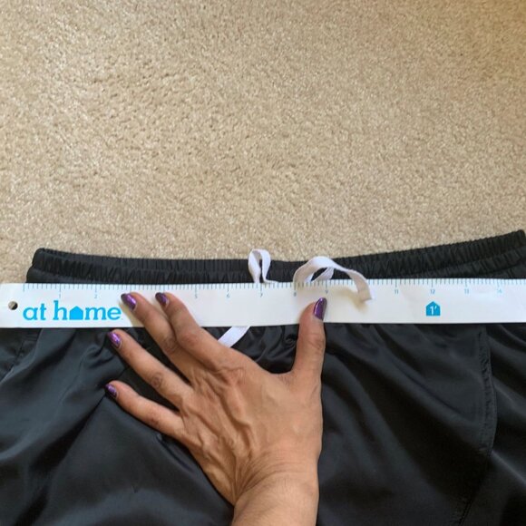 2/$40 adidas Asymetrical skirt with pockets and Silver embroidered Tri-foil logo - Picture 5 of 11